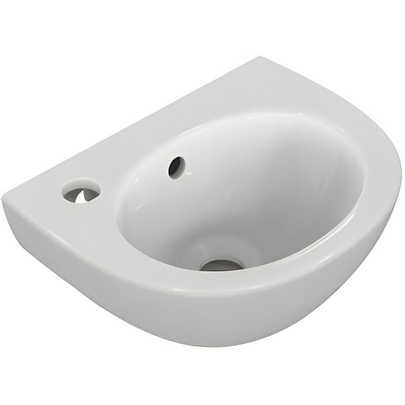 Sandringham 21 Wall Hung Handrinse Basin 350mm 1 LH Tap Hole - Armitage Shanks