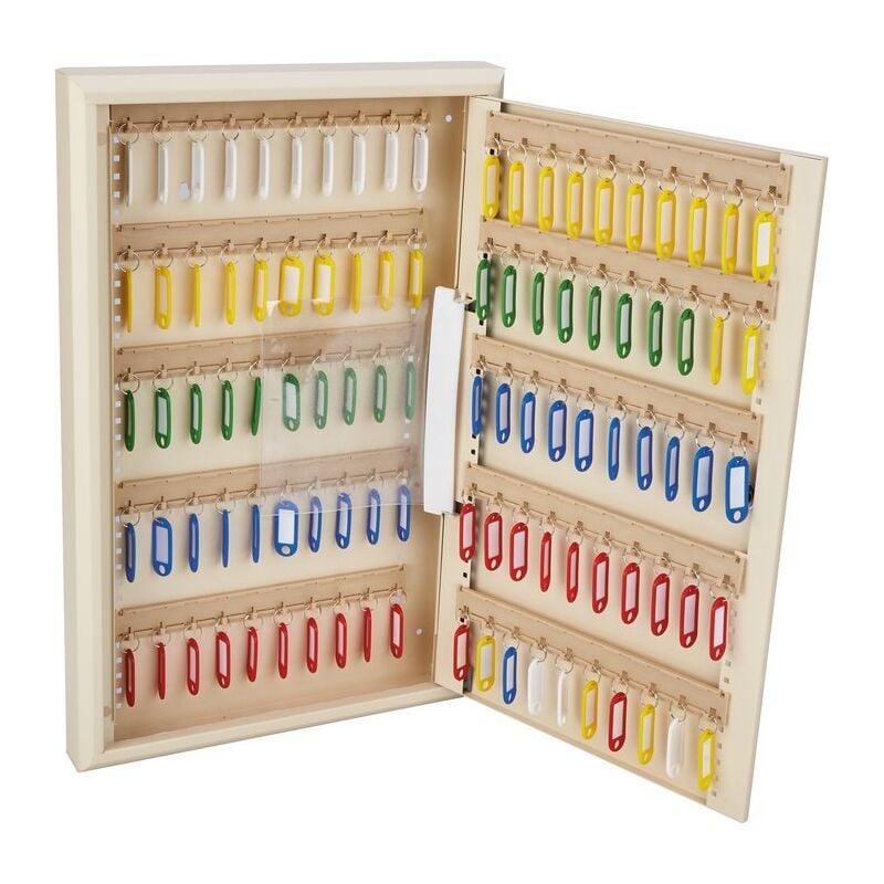 Decayeux - Armoire à 100 clés professionnelle Hauteur 598 mm - Largeur 377 mm - Epaisseur 60 mm