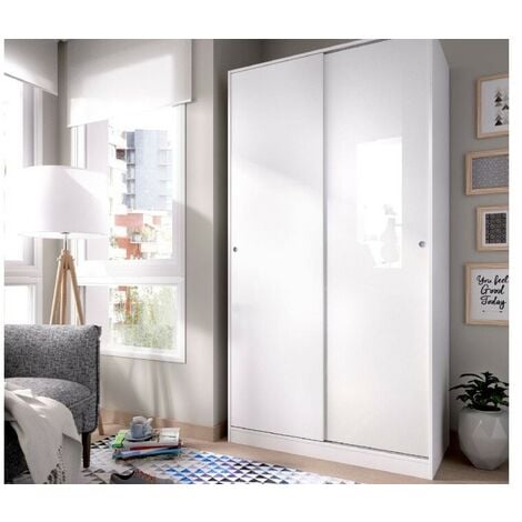 Armoire 100x204h blanc brillant - Venere