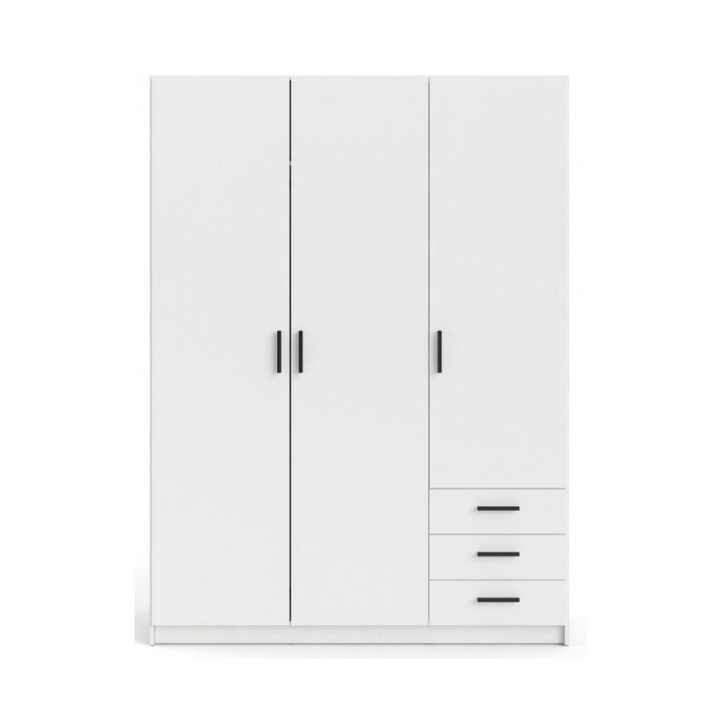 Armoire 147x200 h blanc mat - Salerno