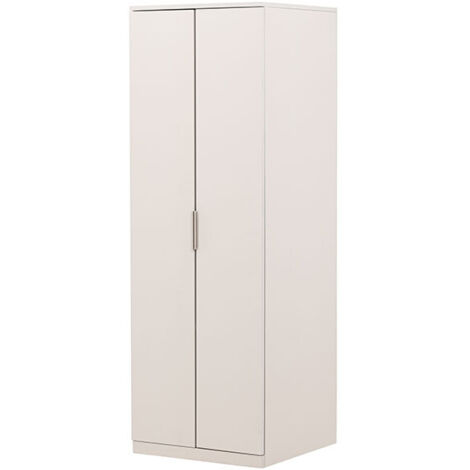 Armoire 2 porte en bois H177cm - Beige - Nice