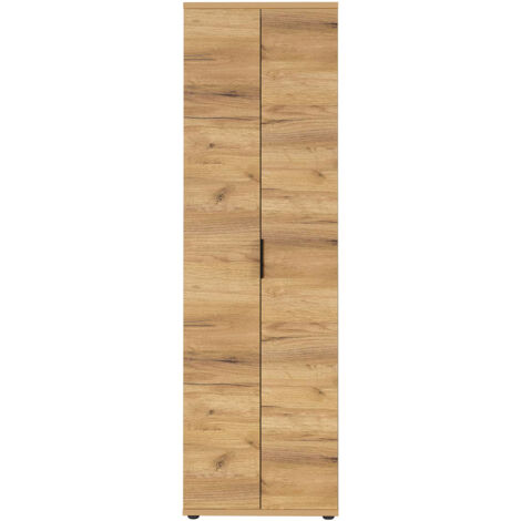 Armoire 2 portes 59x34x199 cm chêne - CHIARA