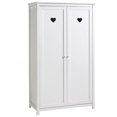 Armoire 2 Portes "Amori" 190cm Blanc