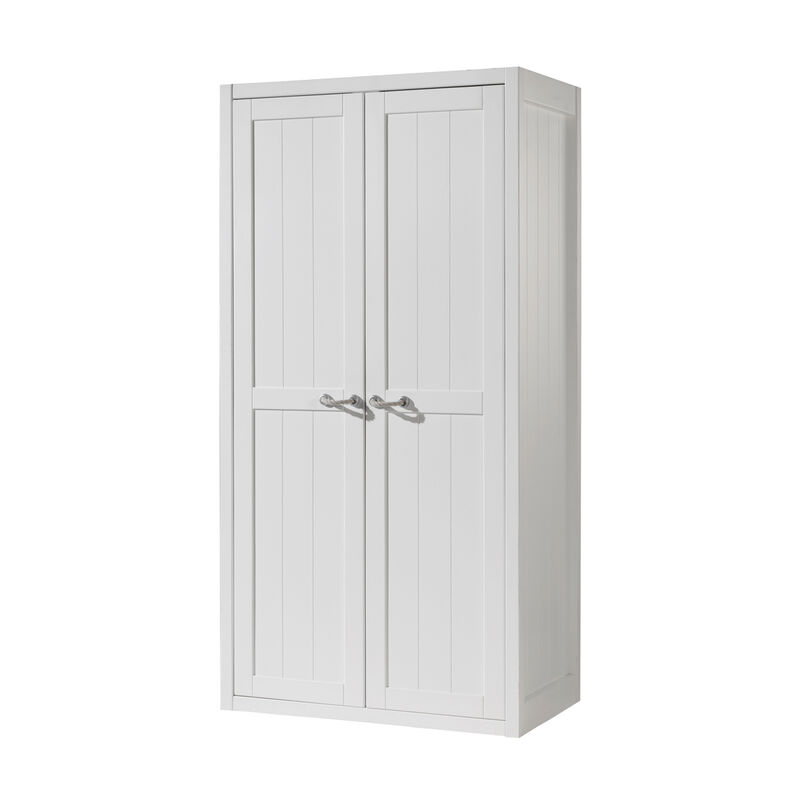 Armoire 2 portes Vipack Lewis - Blanc