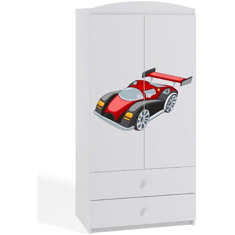 Armoire 2 portes enfant automobile Drimy