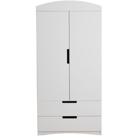 Armoire 2 portes enfant blanche Klaki