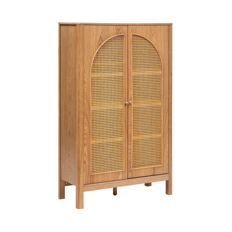 Armoire 2 Portes 'Tiria' 92cm Marron