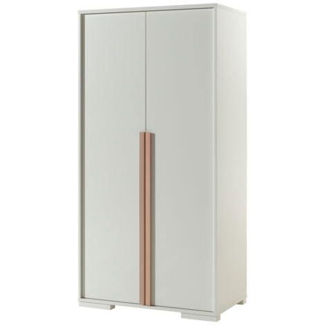 Armoire 2 portes Vipack London - Blanc