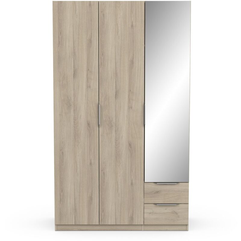 Demeyere - calicosy - Armoire 3 portes, 2 tiroirs et 1 miroir Ghost - L119,4 cm