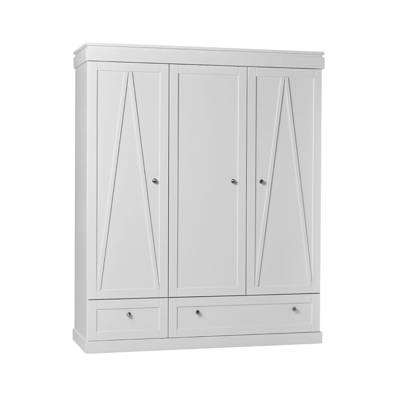 Armoire 3 portes Pinio Marie Blanc