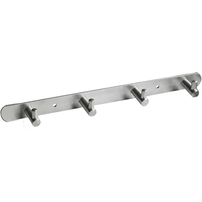 Armoire 4 crochets Armoire garde-robe murale Portemanteau Crochet Porte armoire Acier inoxydable