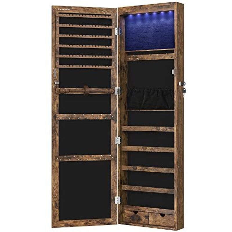 Armoire à bijoux avec miroir - JJC93CB