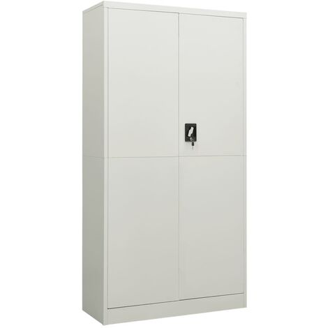 Armoire à casiers Gris clair 90x40x180 Acier
