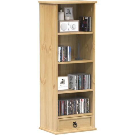 Armoire à CD Corona 40x30x110 bois de pin massif