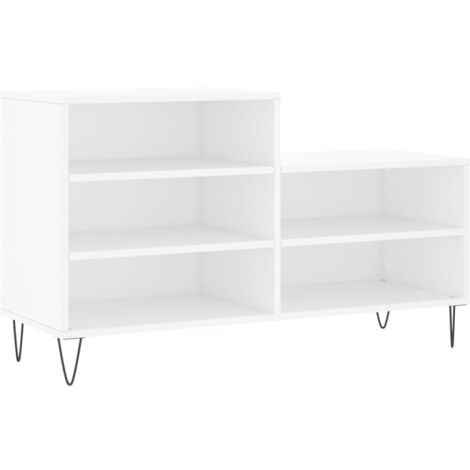 Armoire à chaussures Blanc 102x36x60 Bois d'ingénierie