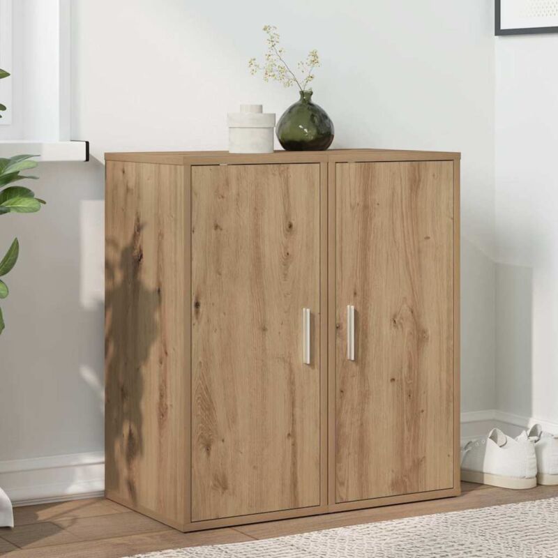 Vidaxl - Armoires à chaussures 2 pcs chêne artisanal bois d'ingénierie
