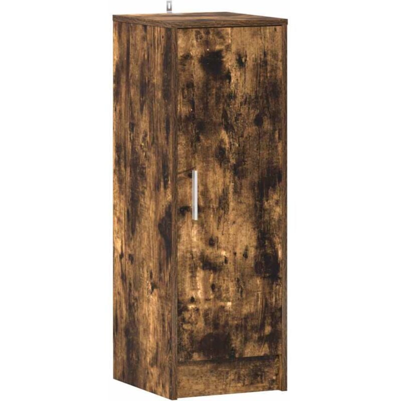 Vidaxl - Meuble à chaussures Chêne fumé 32x35x92 cm Bois d'ingénierie