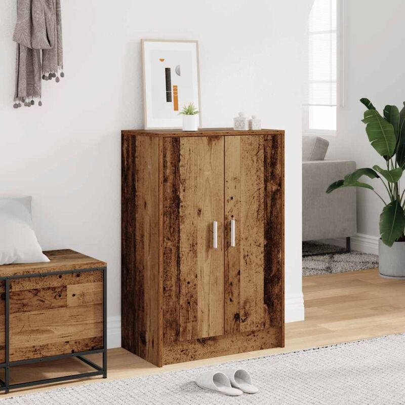 Vidaxl - Armoire à chaussures vieux bois 60x35x92 cm bois d'ingénierie