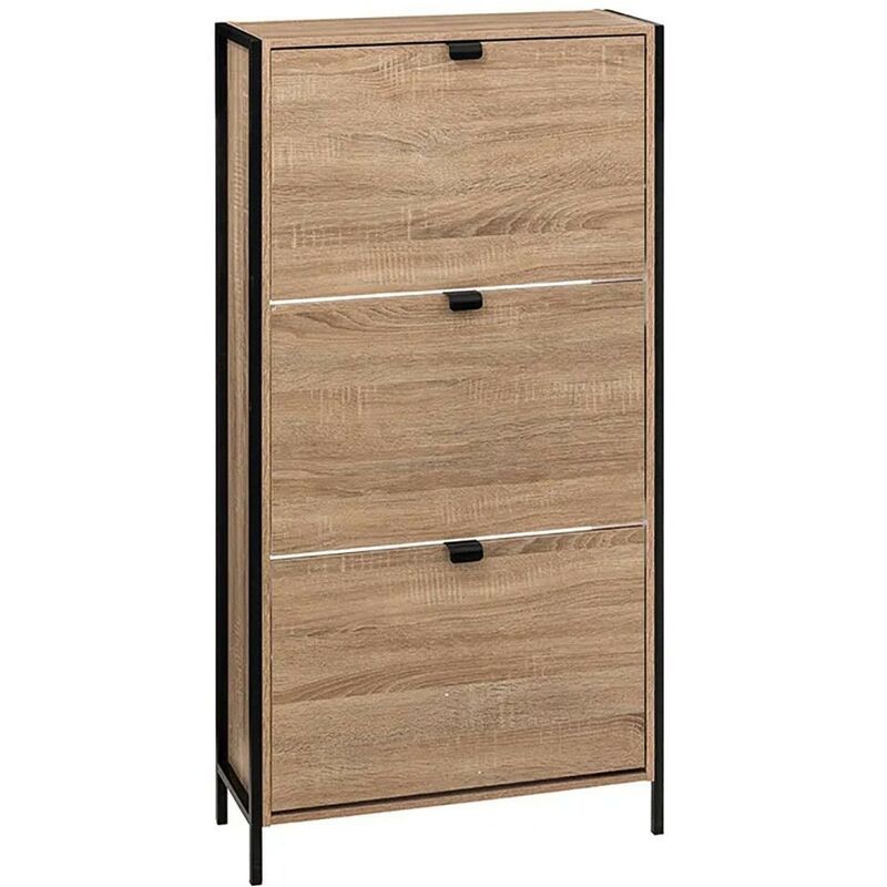 5five Simply Smart - Armoire à chaussures bois 3 tiroirs Aliaj