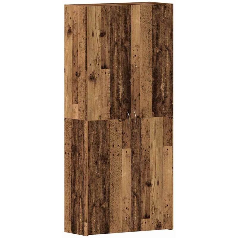 Vidaxl - Cabinet à chaussures avec étagère Marron 80 x 35.5 x 180 cm