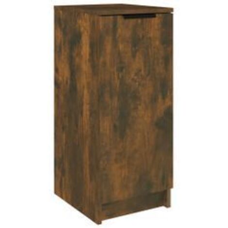 Armoire à chaussures Chêne fumé 30x35x70 Bois d'ingénierie