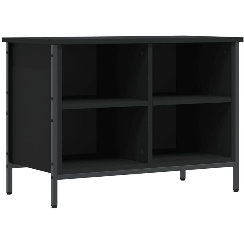 Vidaxl - Armoire à chaussures noir 69x35x50 cm bois d'ingénierie