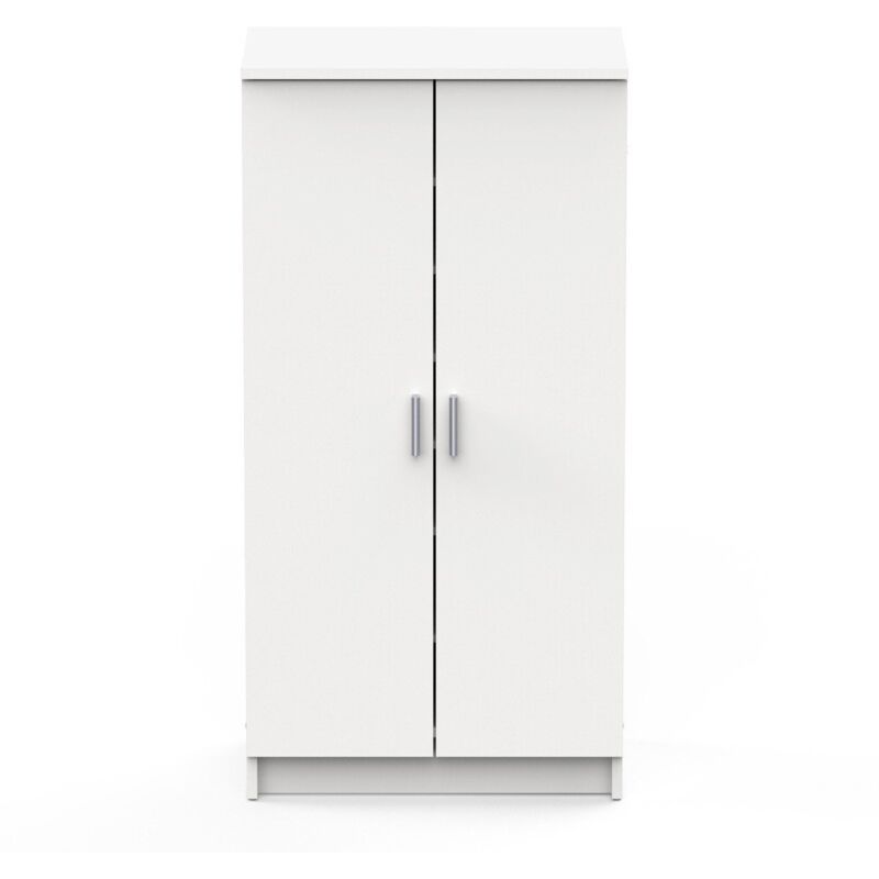 M&s - Armoire à chaussures 2 portes blanc mat M&s - Armoire à chaussures 2 portes blanc mat