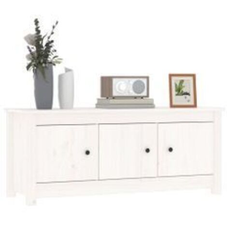 Armoire à chaussures en bois massif Klouda – Élégant et fonctionnel 110 cm-Blanc-Largeur 110 cm