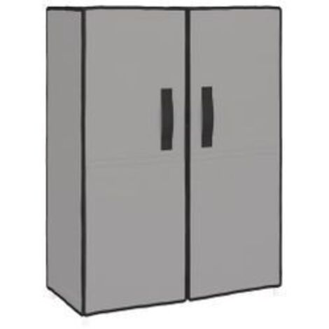 Armoire à chaussures Gris 60x28x90 Tissu
