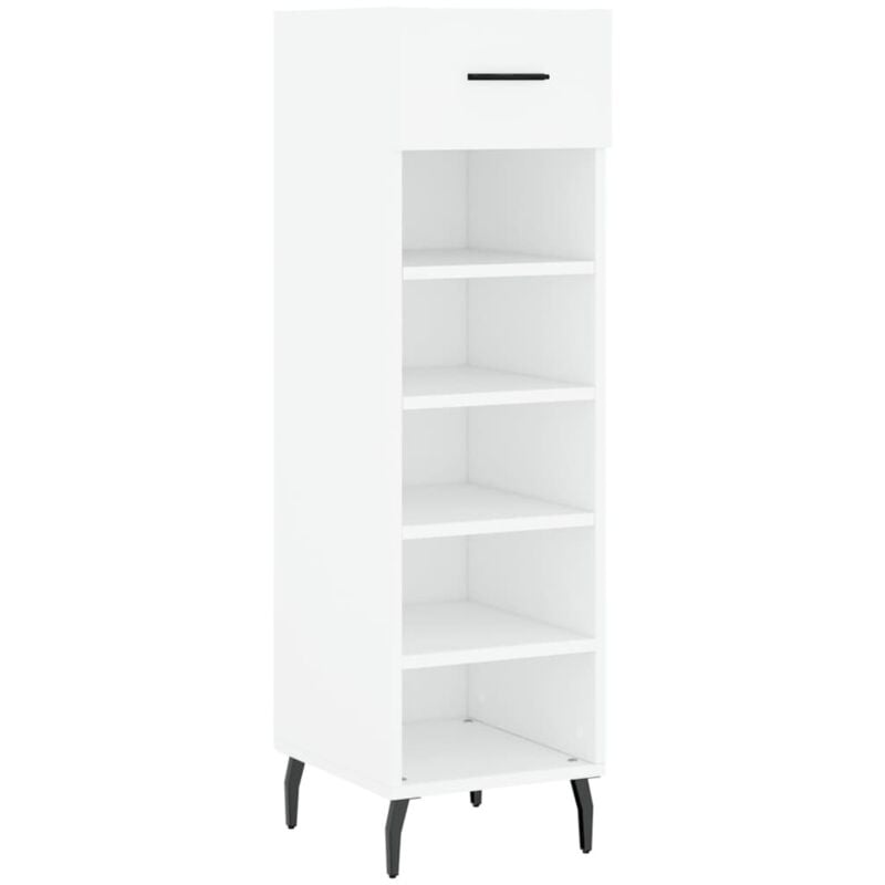 Vidaxl - Armoire à chaussures blanc 30x35x105 cm bois d'ingénierie