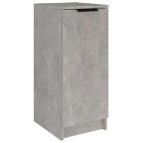 Armoire à chaussures Gris béton 30x35x70 Bois d'ingénierie