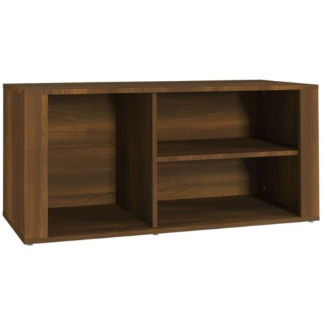 Armoire à Chaussures, Meuble Étagère de Rangement, Chêne marron 100x35x45cm Bois d'ingénierie OIB7283E