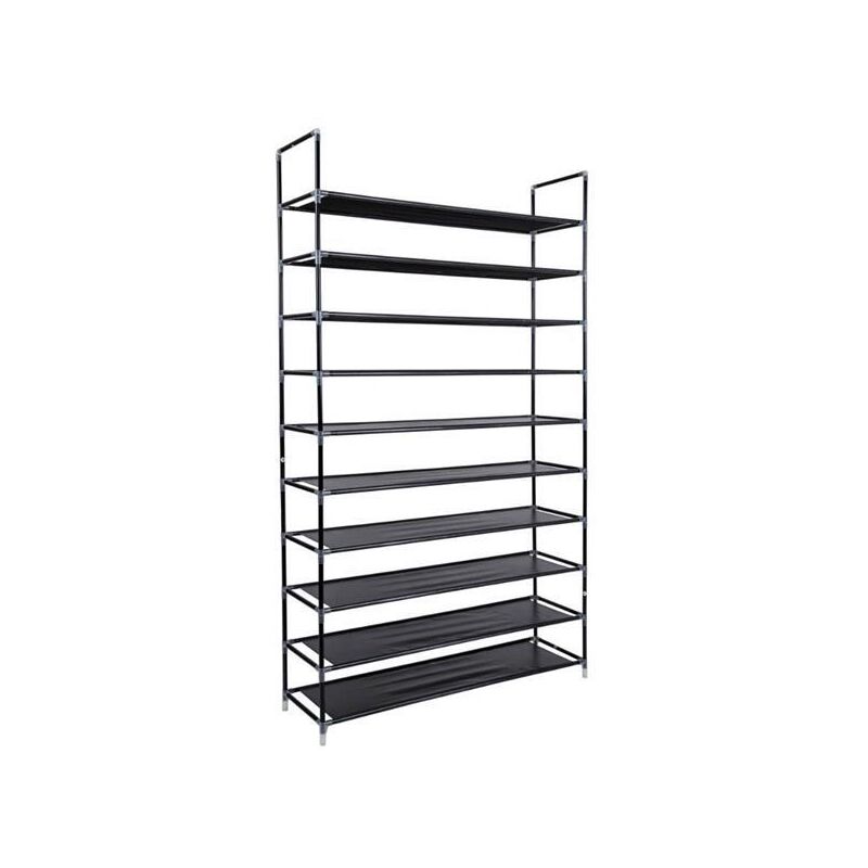 Meuble à chaussures,Armoire à Chaussures modulable Range,Étagère à Chaussures, 10 Niveaux, Rangement de Chaussures, Chaussures Meuble de Rangement,