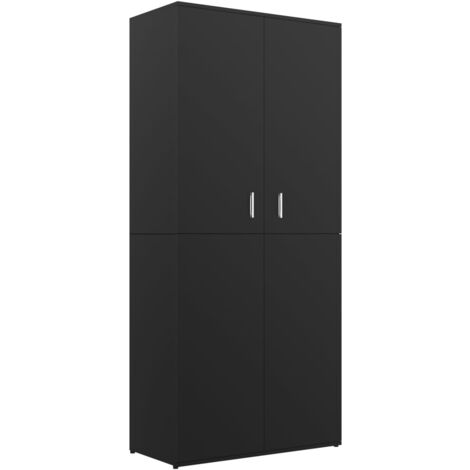vidaXL Armoire à Chaussures Aggloméré Etagère Range-chaussures Multicolore