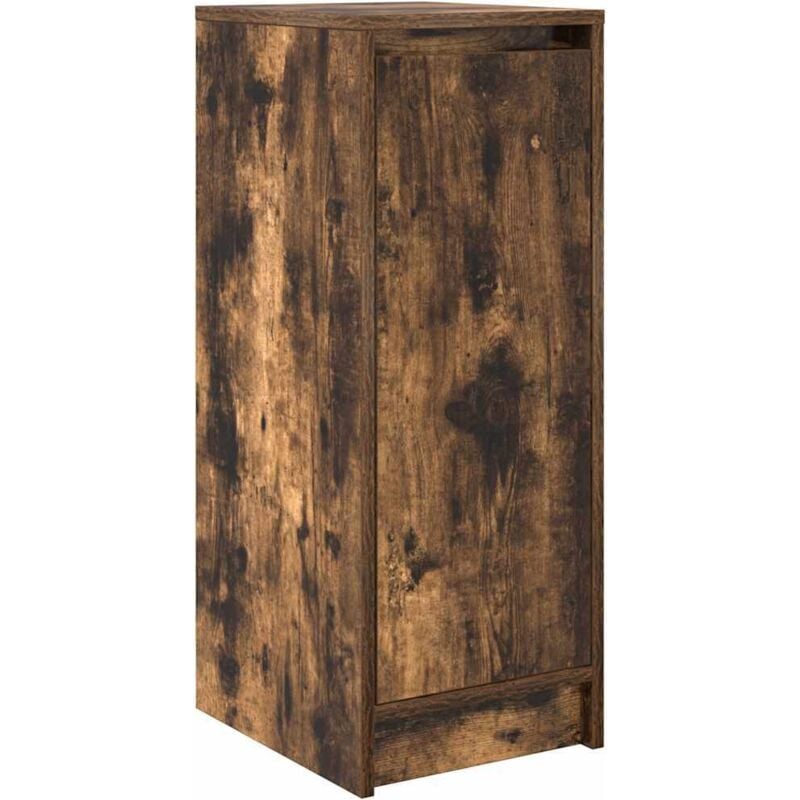 Vidaxl - Armoire à chaussures chêne fumé 29,5x34x76 cm bois d'ingénierie