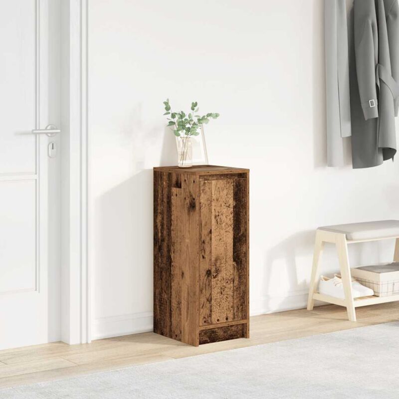 Vidaxl - Armoire à chaussures vieux bois 29,5x34x76 cm bois ingénierie