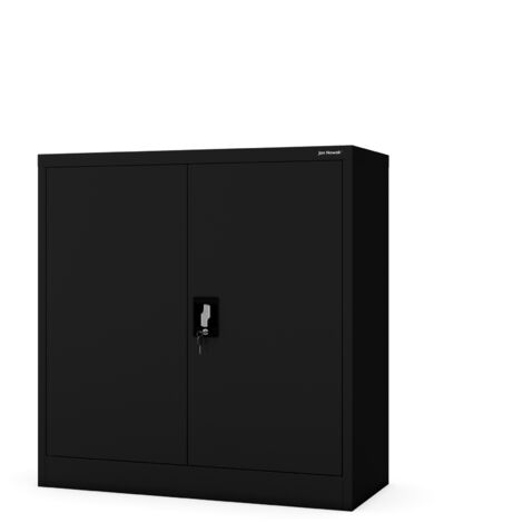 Armoire à classeurs verrouillable BEATA, 900 x 930 x 400 mm, noir