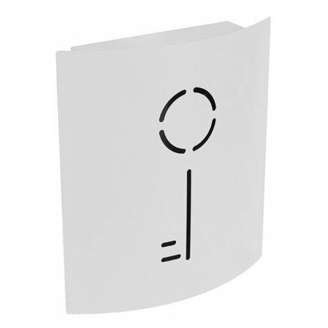 Armoire à clés - 215 x 63 x 245 mm - blanc