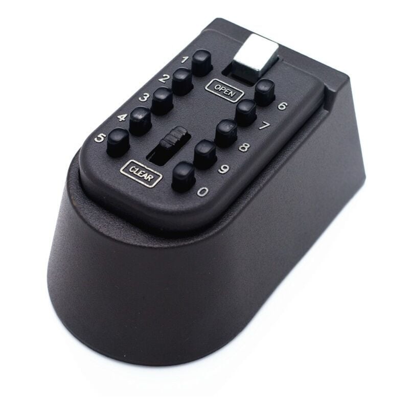 Armoire à clés Étanche Boite à Clés Sécurisée Murale avec Code à 10 Chiffres Coffre Clef Exterieur Grande Boitier