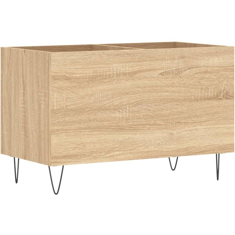 Armoire à disques chêne sonoma 74,5x38x48 cm bois d'ingénierie Vidaxl