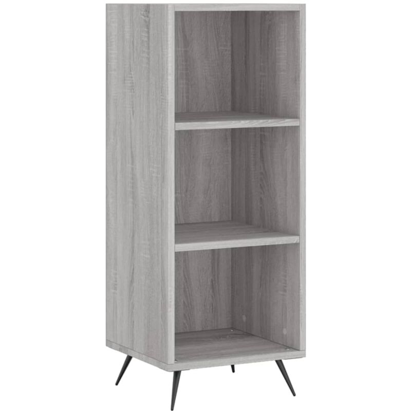 Vidaxl - Armoire à étagères sonoma gris 34,5x32,5x90cm bois d'ingénierie