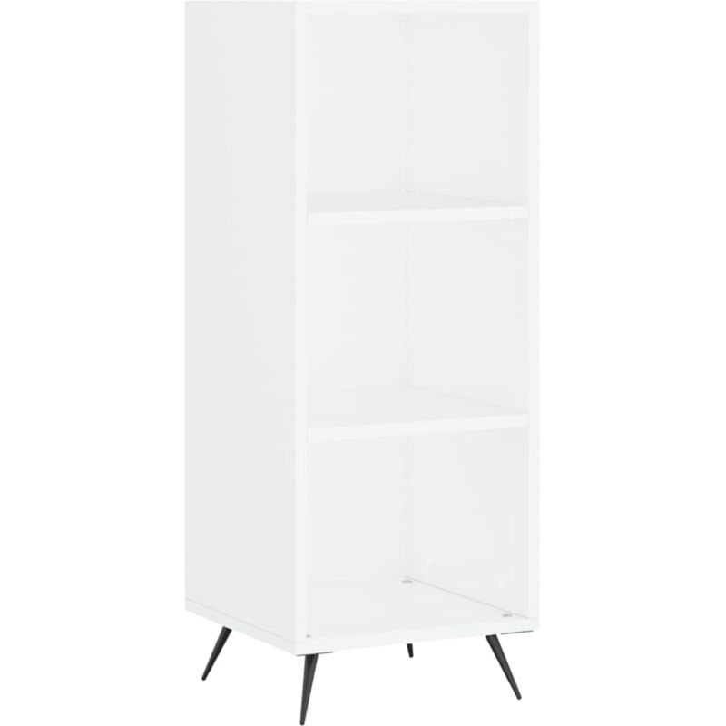 Vidaxl - Armoire à étagères blanc 34,5x32,5x90 cm bois d'ingénierie