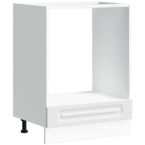 Armoire à four Kalmar blanc bois d'ingénierie