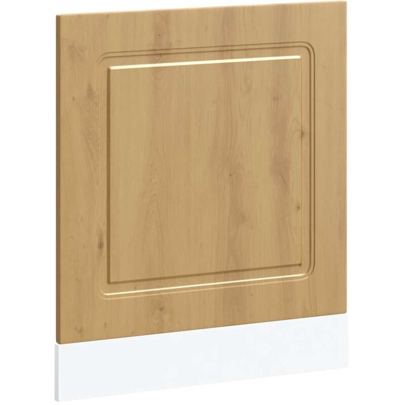 Panneau de lave-vaisselle Kalmar chêne artisanal 60x1,5x67 cm Vidaxl
