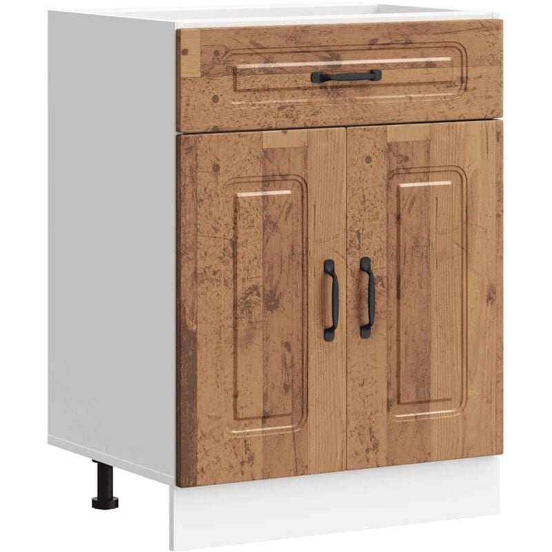 Vidaxl - Armoire de cuisine Kalmar vieux bois bois d'ingénierie