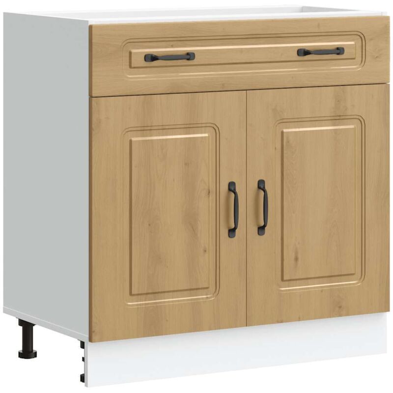 Vidaxl - Armoire de cuisine Kalmar chêne artisanal bois d'ingénierie