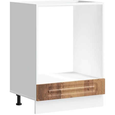 Armoire à four Kalmar vieux bois bois d'ingénierie