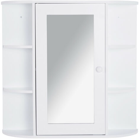 Armoire à glace murale STEFFY blanc