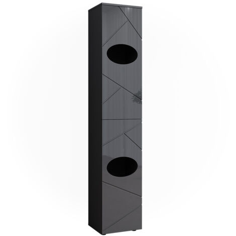 Armoire à linge Irma, Anthracite, 37.2x192cm, Vicco