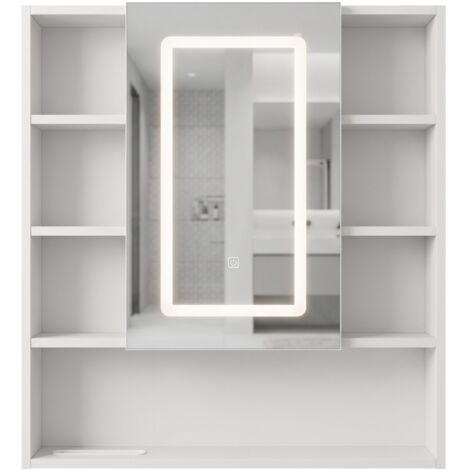 Armoire À Miroir Rea Luna 70X80 White